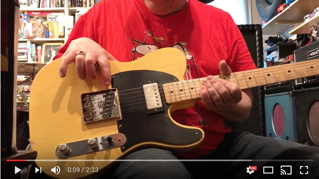 Sheptone Alnico 2 Tele Bridge and Tribute Neck Demo