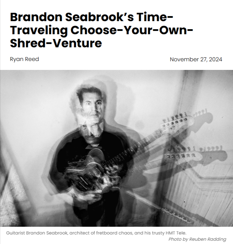 Brandon Seabrook in Premier Guitar magazine