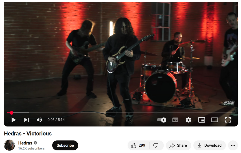 New Hedras Single - Victorious