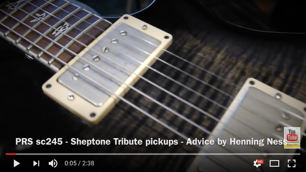Your PRS Guitar Needs A Set of Sheptone Tribute Pickups