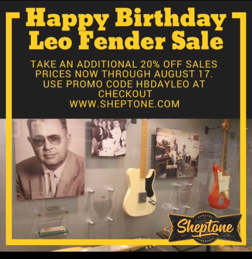 Happy Birthday Leo Fender Sale