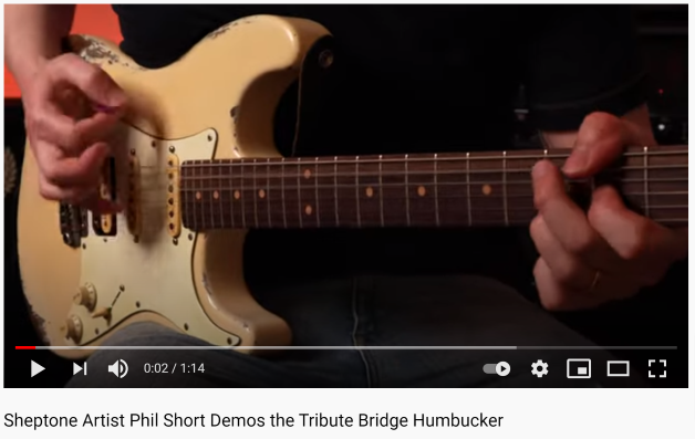 New Tribute Humbucker Demo from Phil Short